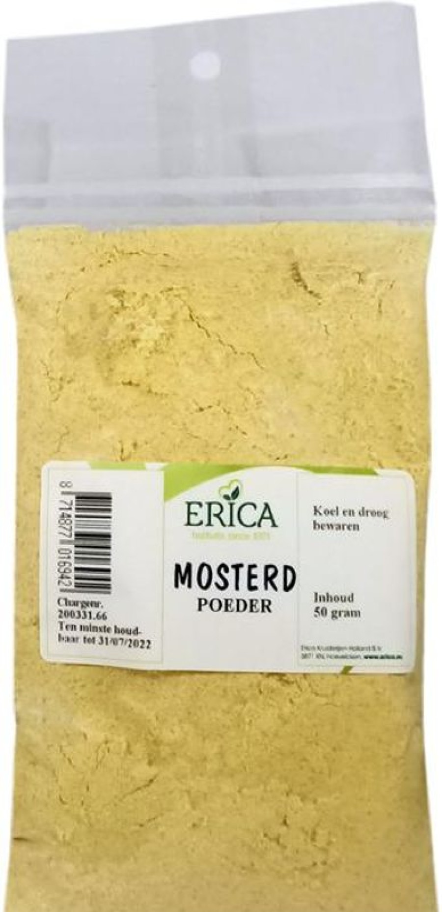 ERICA Senape in polvere 50 G | Sacchetti di spezie