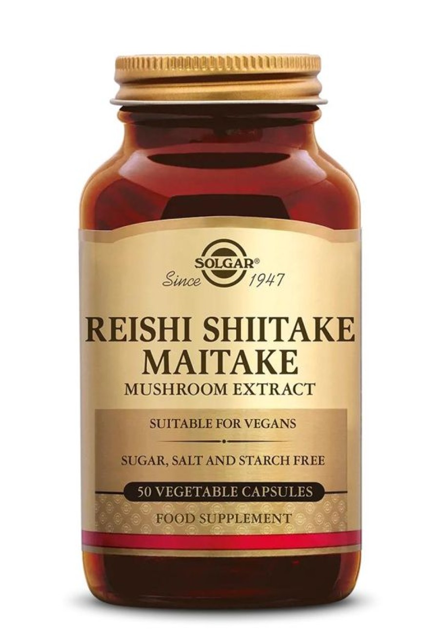 SOLGAR Solgar Reishi Shiitake Maitake 50Ca | Resistenza