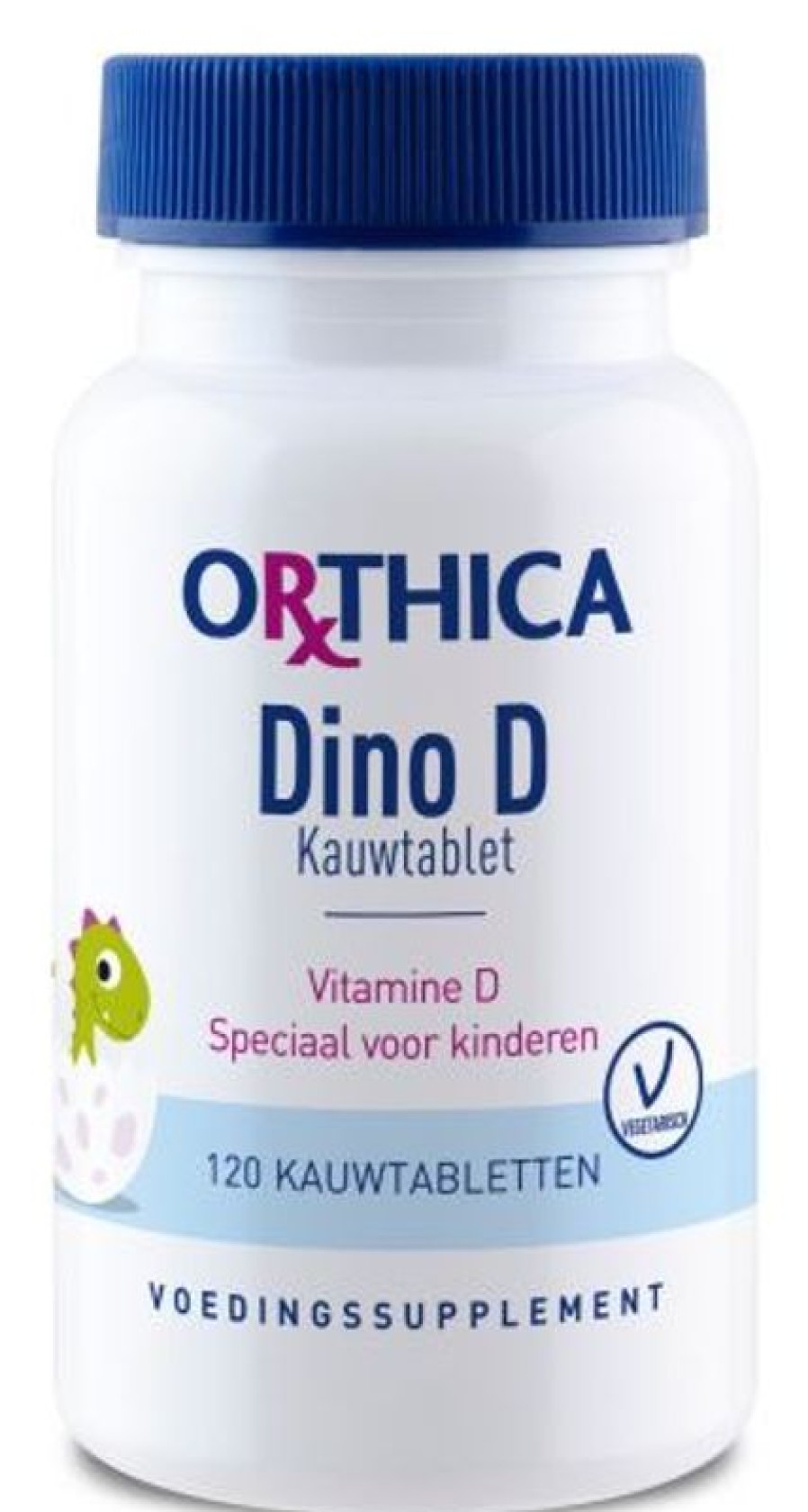 ORTHICA Compressa Masticabile Vitaminica Dino 120 Pezzi | Vitamina D ed E