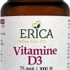 ERICA Vitamina D3 75 Mcg 100 capsule molli | Vitamina D ed E