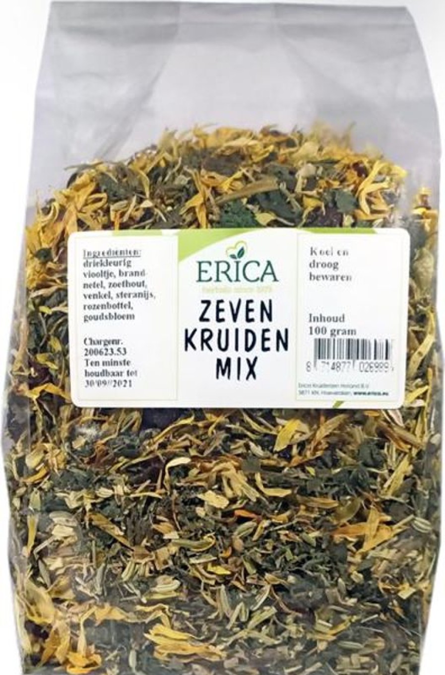ERICA Miscela di sette erbe 100 g | Tisana mista alle erbe