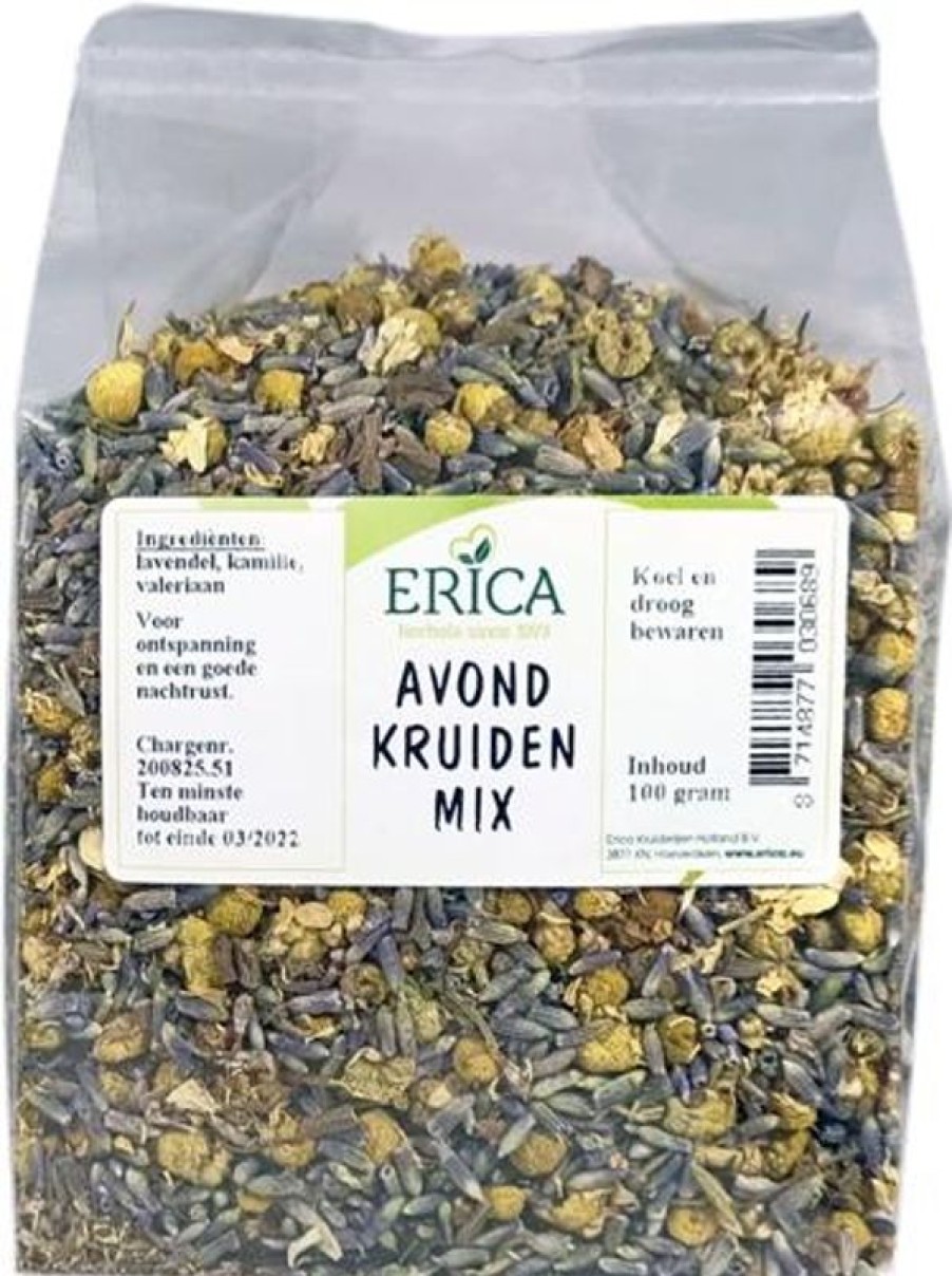 ERICA Miscela di erbe serali senza menta 100 G | Tisana mista alle erbe