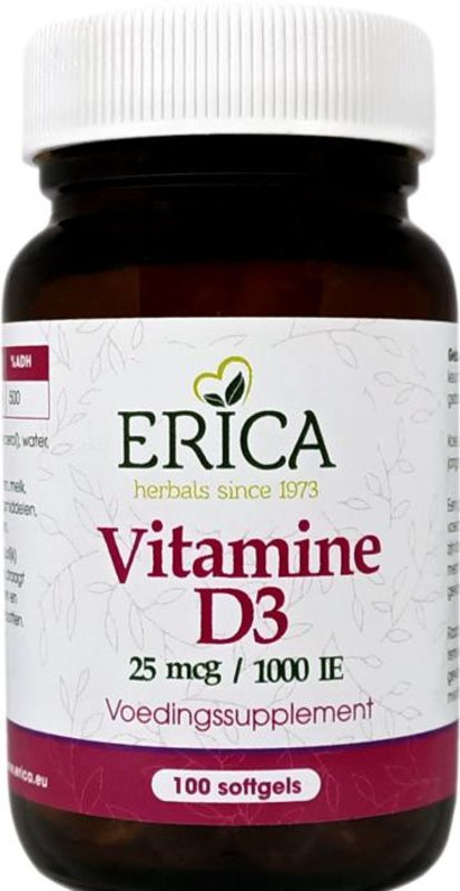 ERICA Vitamina D3 25 Mcg 100 capsule molli | Resistenza