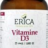 ERICA Vitamina D3 25 Mcg 250 capsule molli | Resistenza