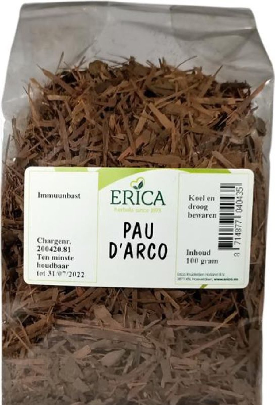 ERICA Pau D'Arco 100 G | Tisana Singola