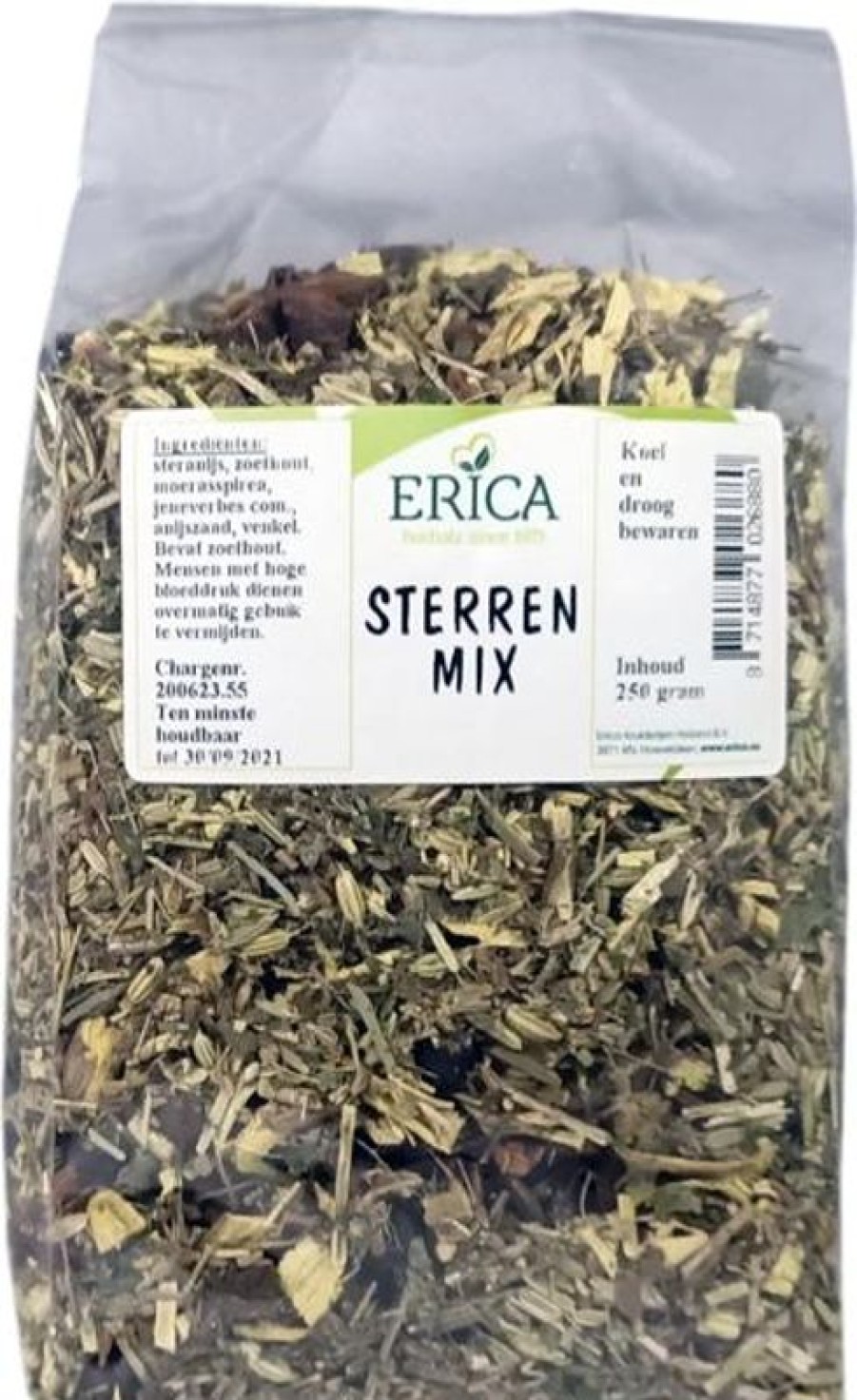 ERICA Star Mix (Senza Peperm 250 G | Miscele di erbe