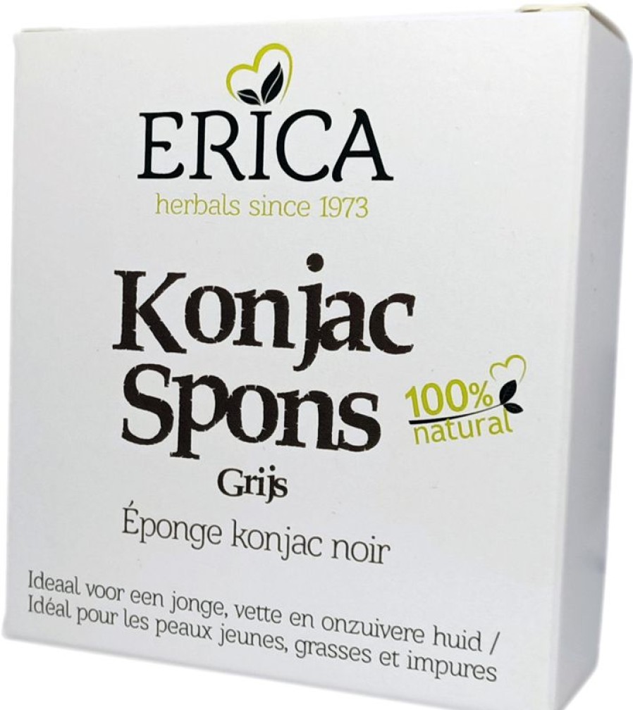 ERICA Konjac Spugna Grigia 4G | Bagno e doccia