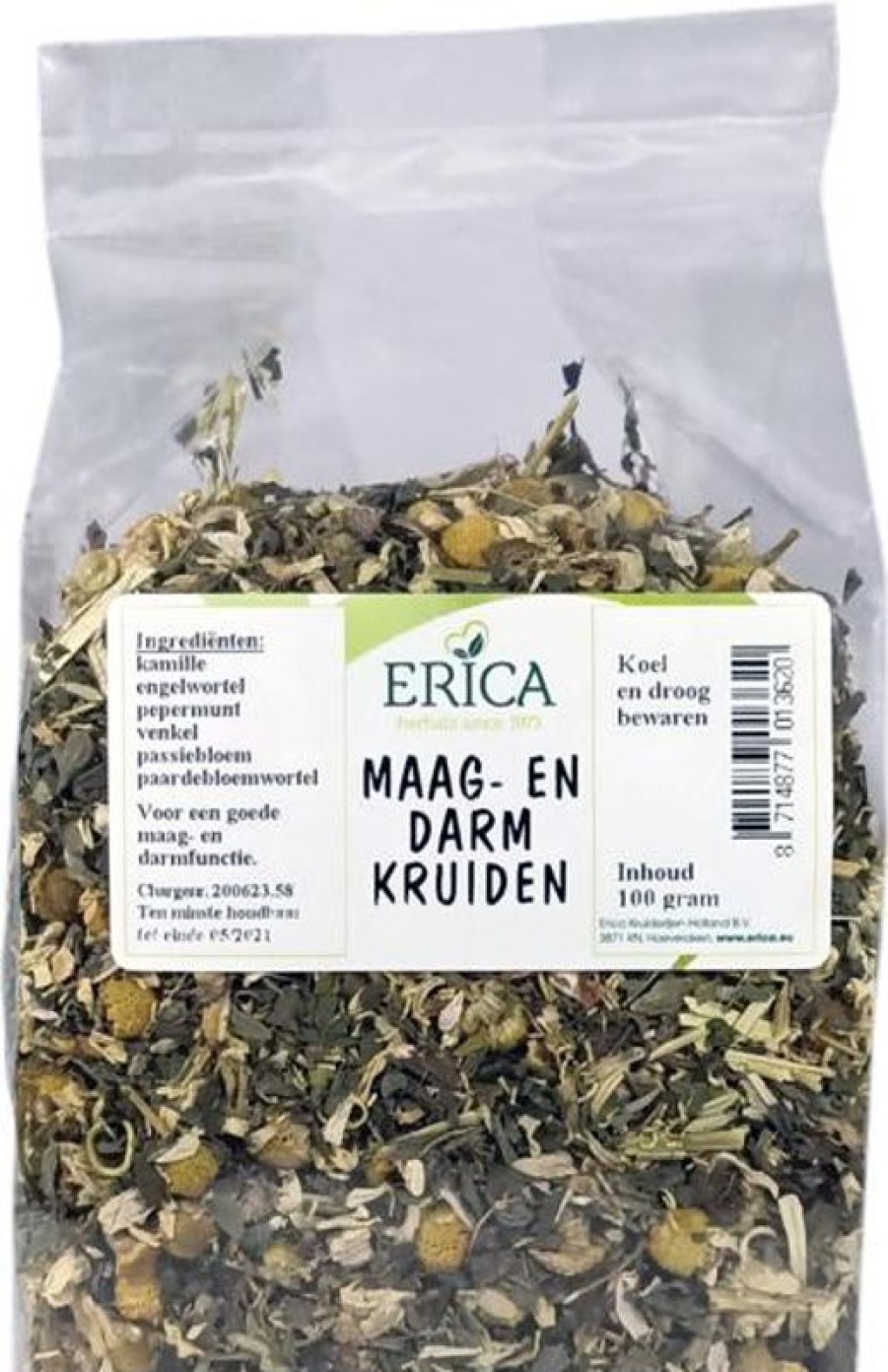 ERICA Erbe per Stomaco e Intestino 100 G | Tisana mista alle erbe
