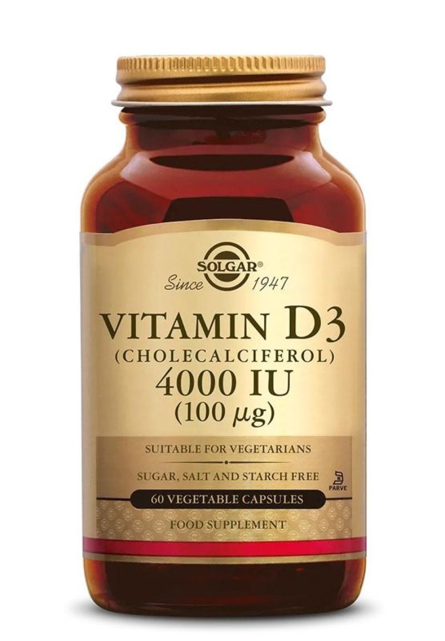 SOLGAR Solgar Vitamina D-3 100 Ug/ 4000 Iu 60 pz | Vitamina D nella E