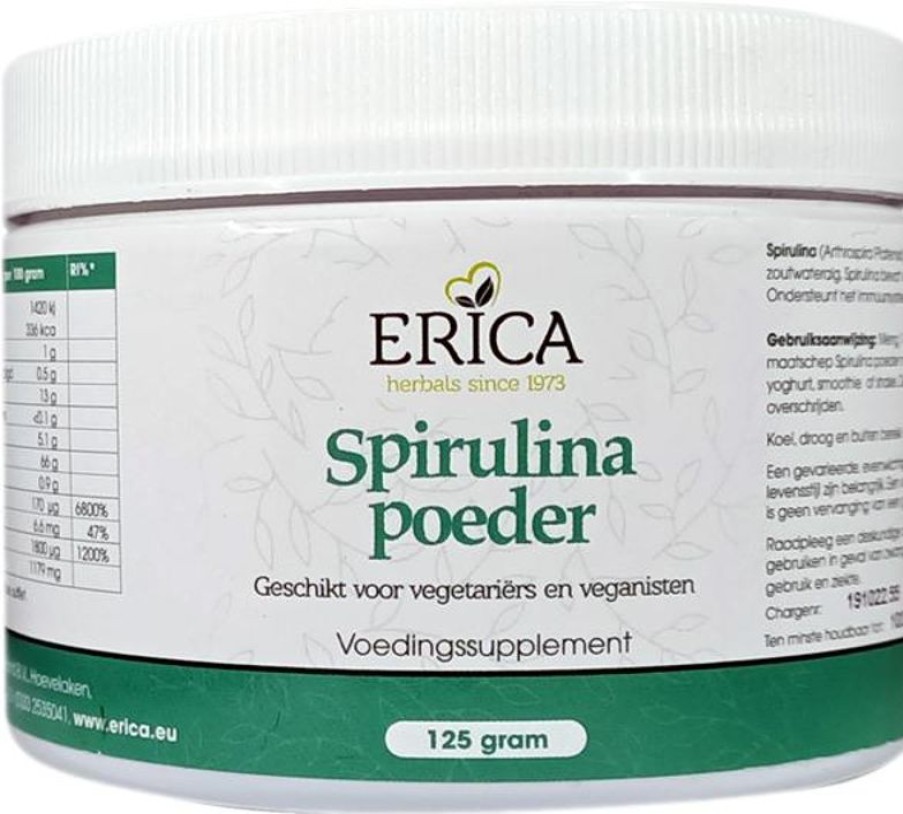 ERICA Polvere di spirulina 125 g | Disintossicazione