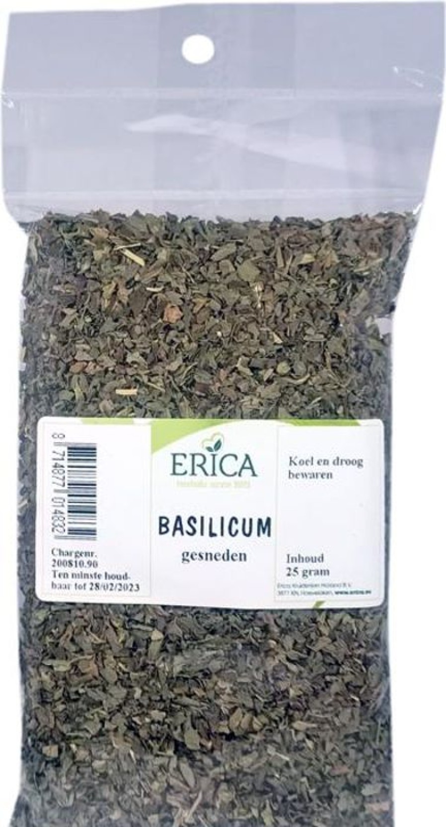 ERICA Basilico Affettato 25 G | Sacchetti di spezie