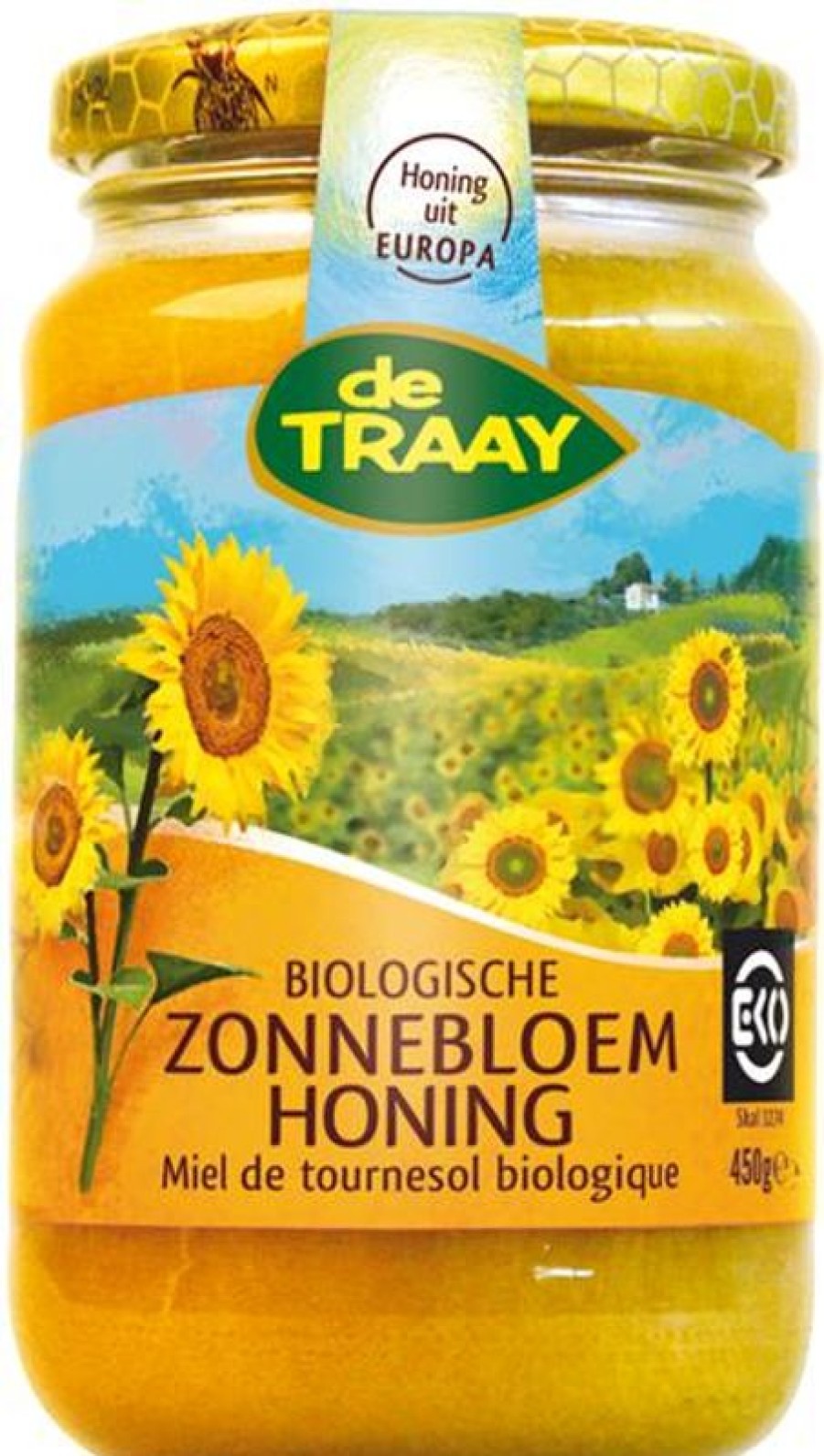 TRAAY De Traay Miele Di Girasole Biologico 350 Gr | Miele