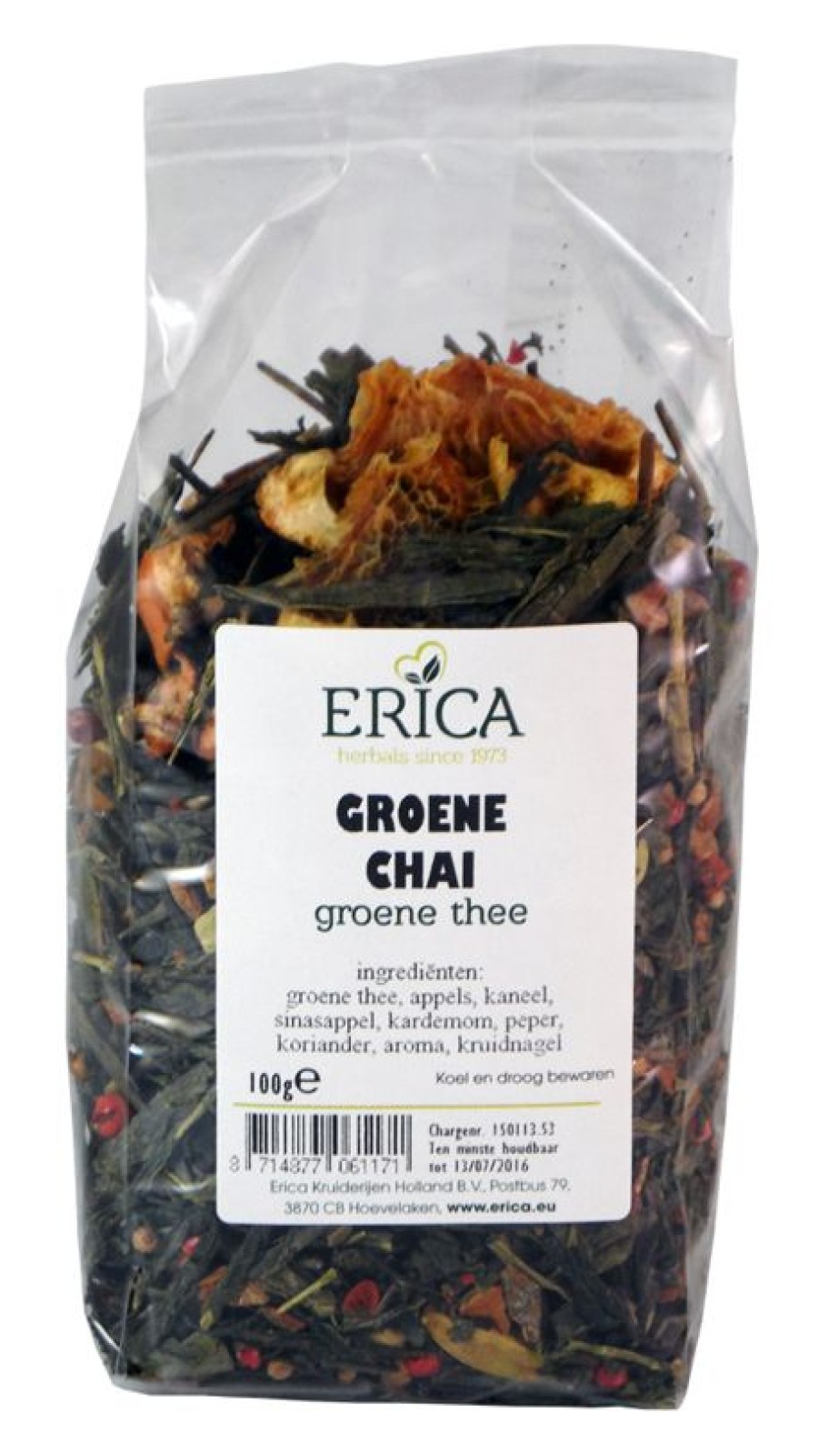 ERICA Chai Verde 100 G | Tisana mista alle erbe