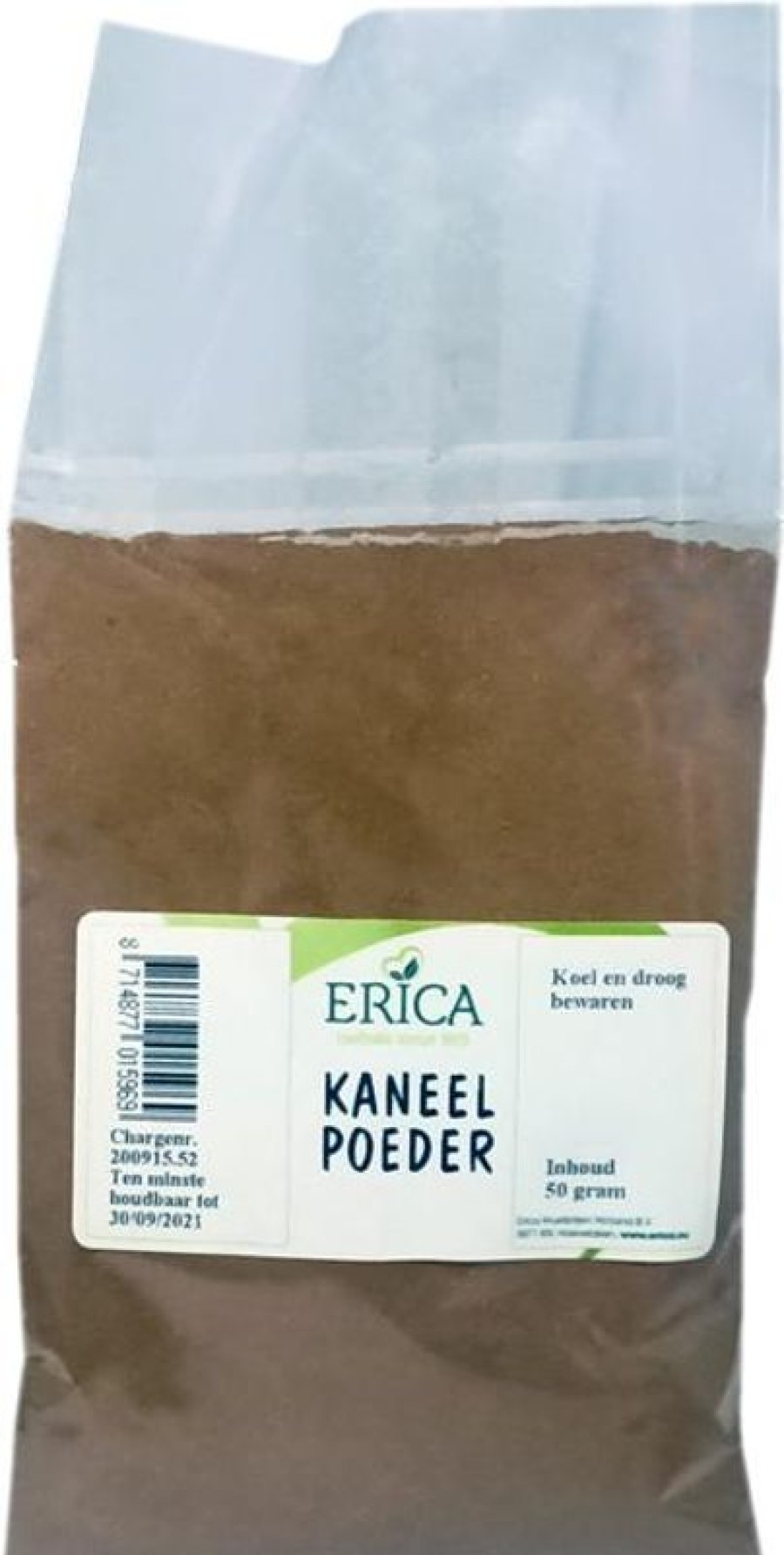 ERICA Cannella Macinata 50 G | Sacchetti di spezie