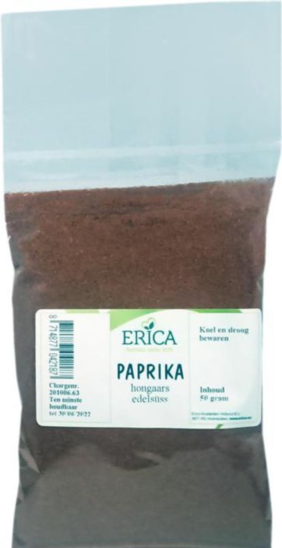 ERICA Paprica Ungherese (Edelsuss) 50 G | Sacchetti di spezie