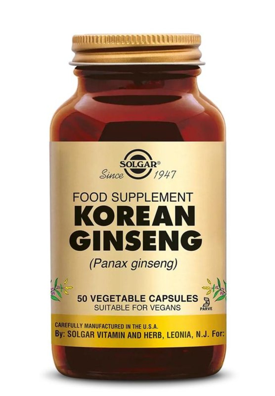 SOLGAR Solgar Ginseng (Coreano) FP 50Cap | Energia