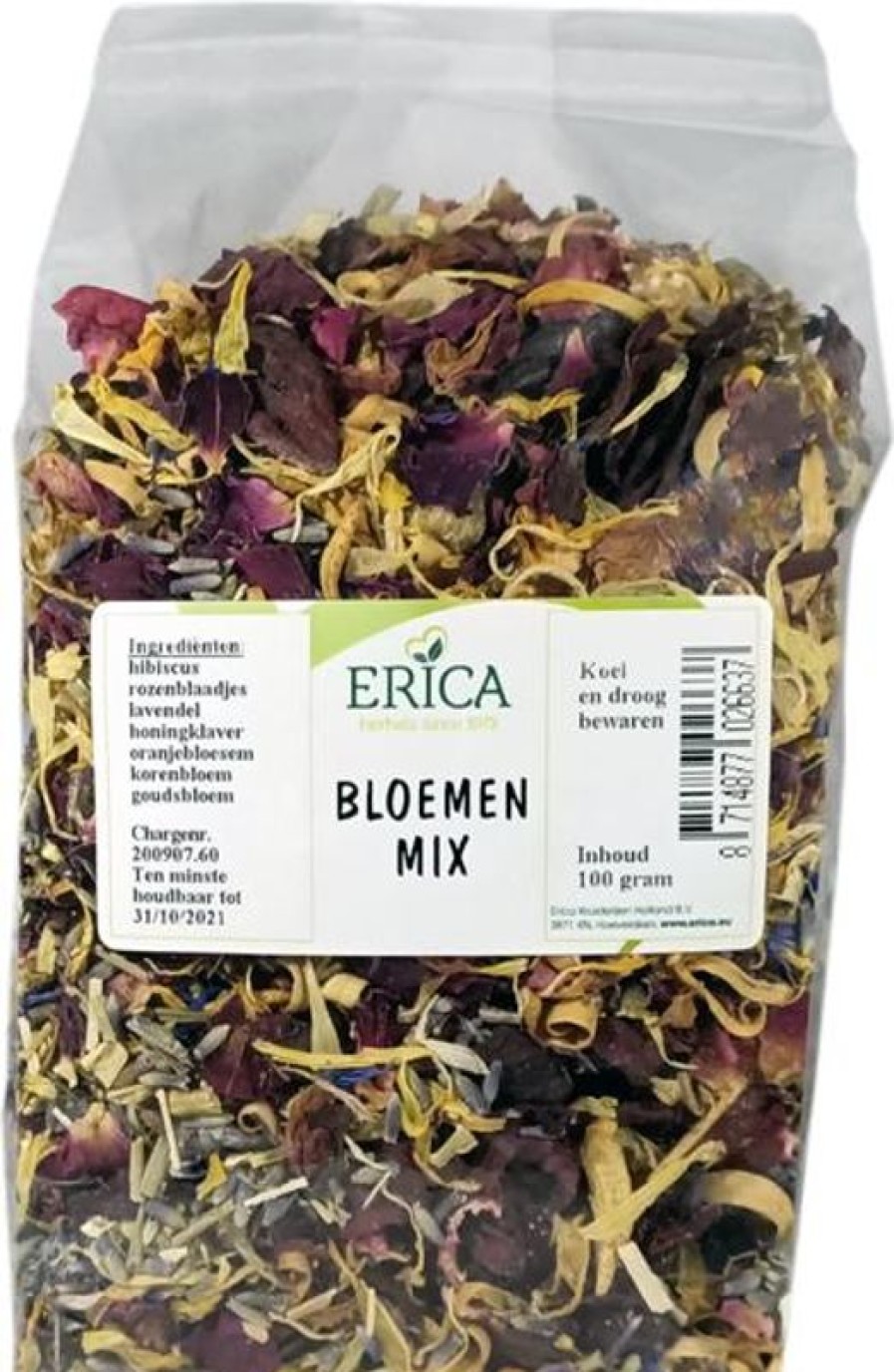 ERICA Miscela di erbe floreali 100 G | Tisana mista alle erbe