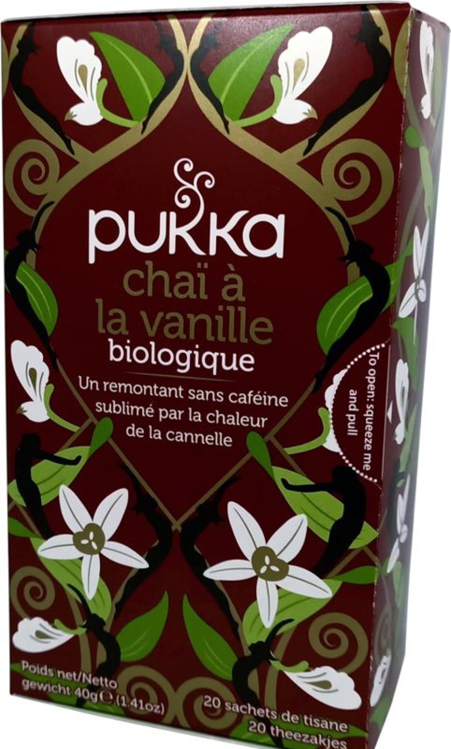 PUKKA Tisana Vaniglia Chai 20 puff | Tè benefico