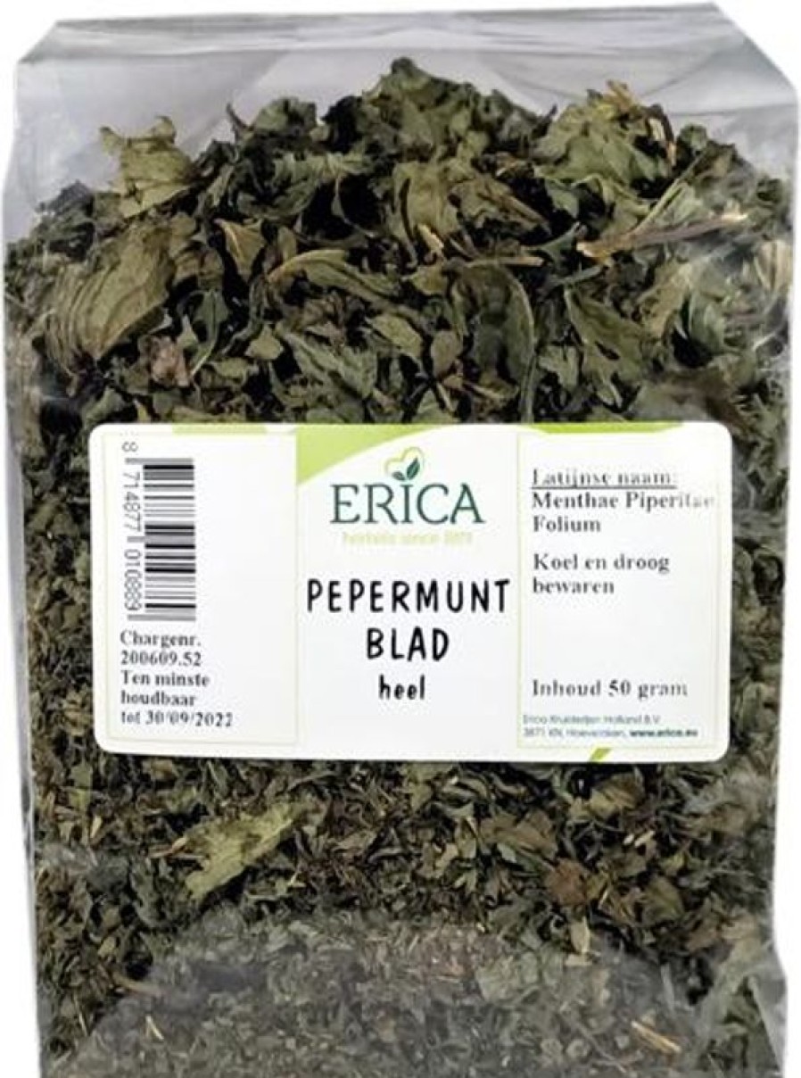 ERICA Foglia Di Menta Piperita Intera 50 G | Spezie