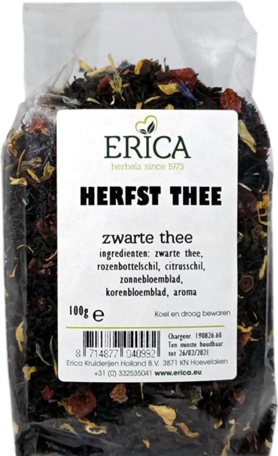 ERICA Tè Autunnale 100 G | Tè nero