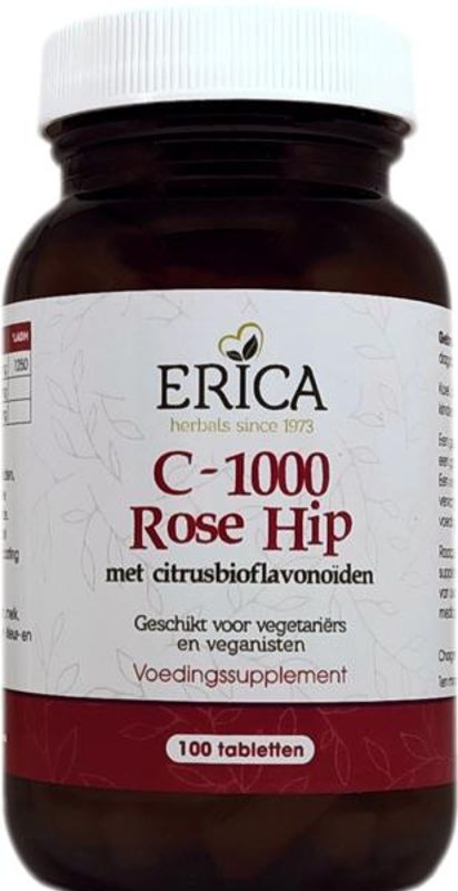 ERICA Vitamina C 1000 Mg Rosa Canina 100 Tbl | Resistenza