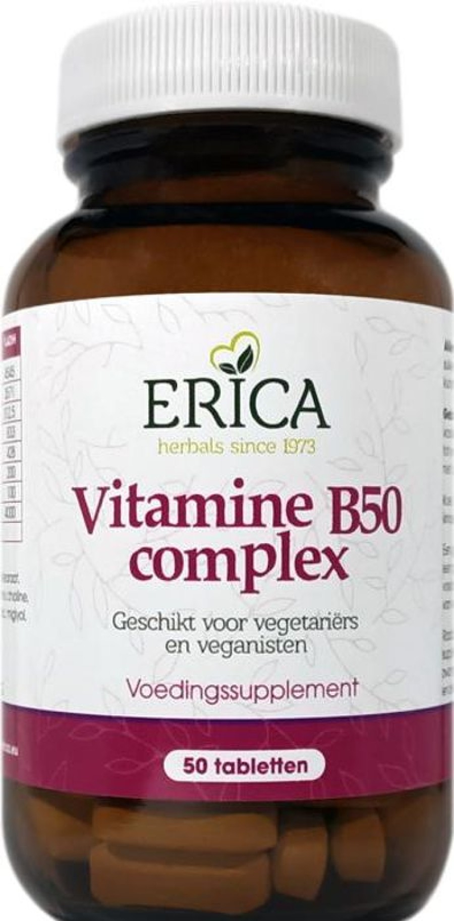 ERICA Vitamina B 50 Complex Compresse 50 Mg 50 Pz | Pelle Capelli Unghie