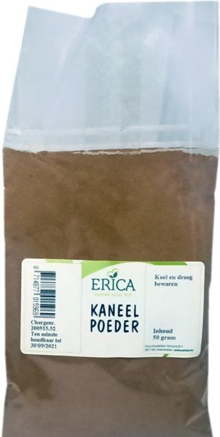 ERICA Cannella Macinata 50 G | Sacchetti di spezie