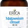 ERICA Citrato di magnesio 200 Mg 60 cucchiai | Minerali