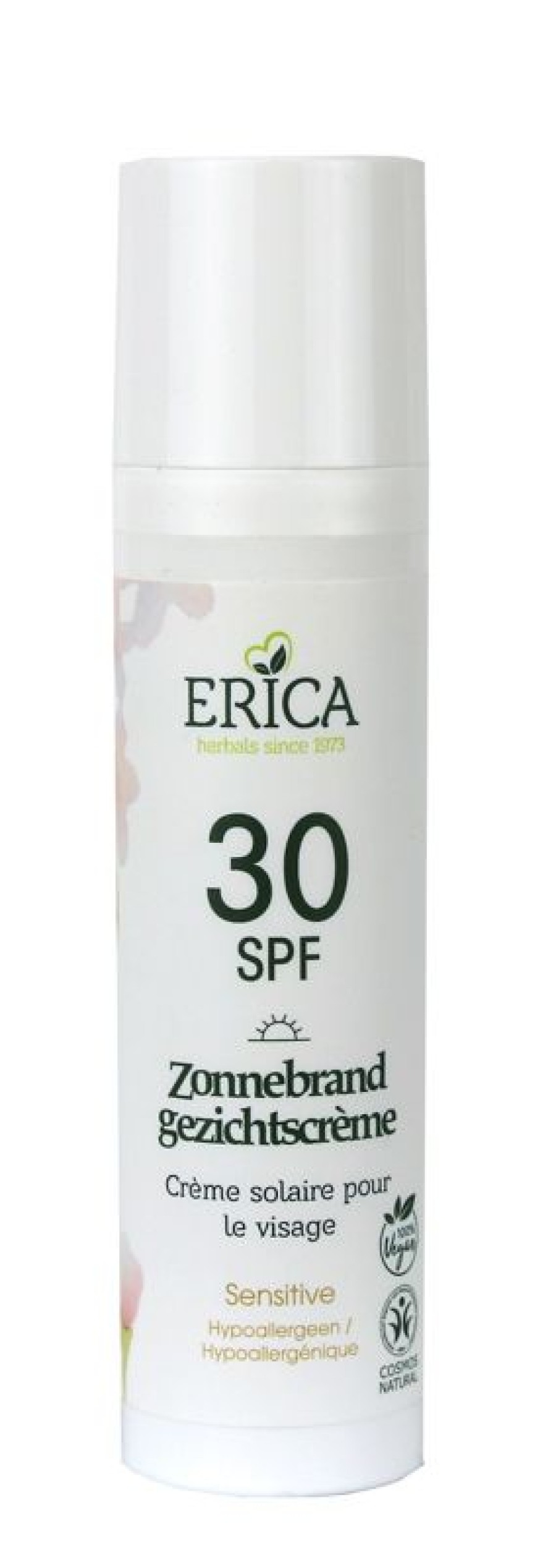 ERICA Crema viso solare Sensitive Spf 30 75 Ml | Sensibile