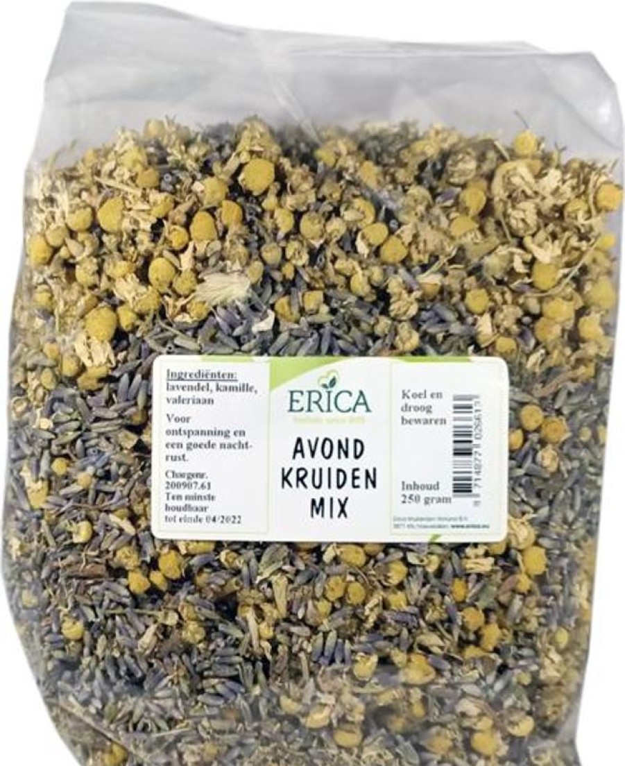 ERICA Miscela di erbe serali senza menta 250 G | Tisana mista alle erbe