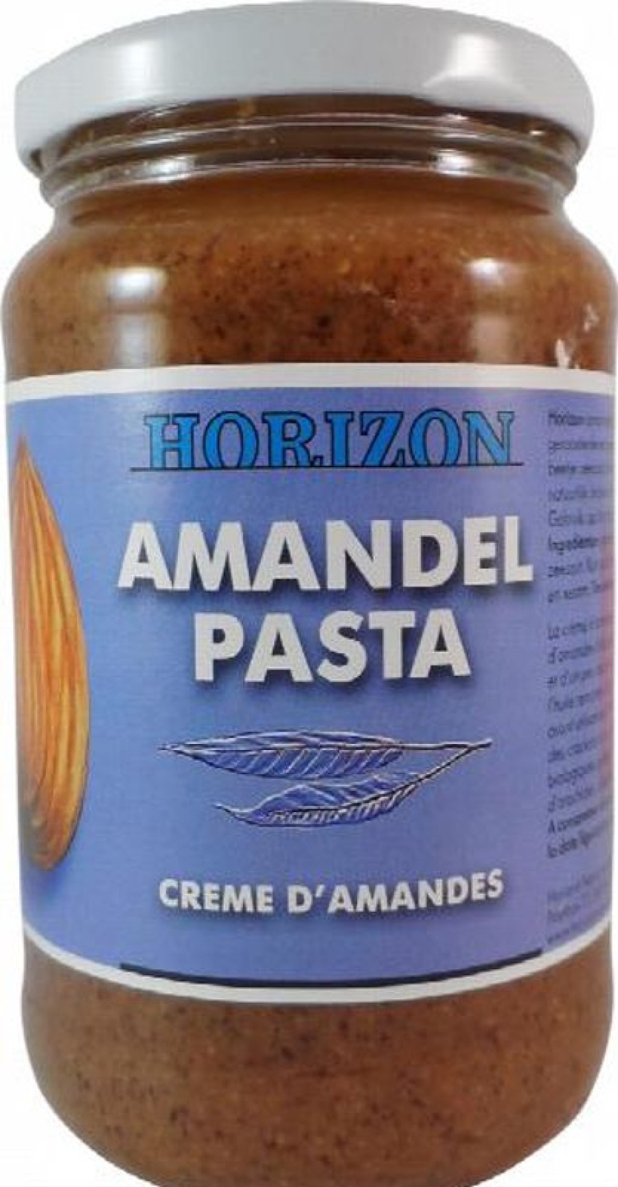 HORIZON Pasta di Mandorle Horizon con Sale Marino 350 Grammi | Condimenti