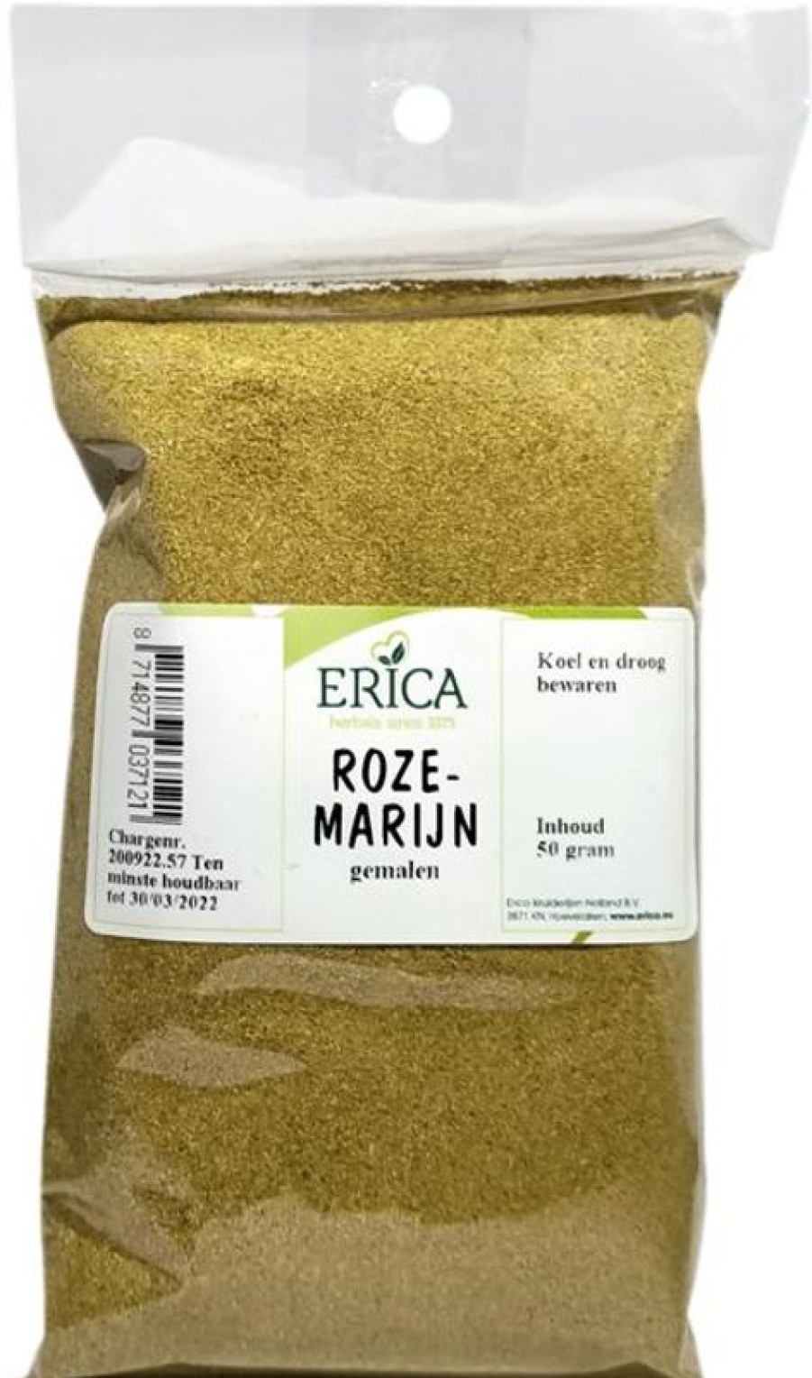 ERICA Rosmarino Macinato 50 G | Sacchetti di spezie