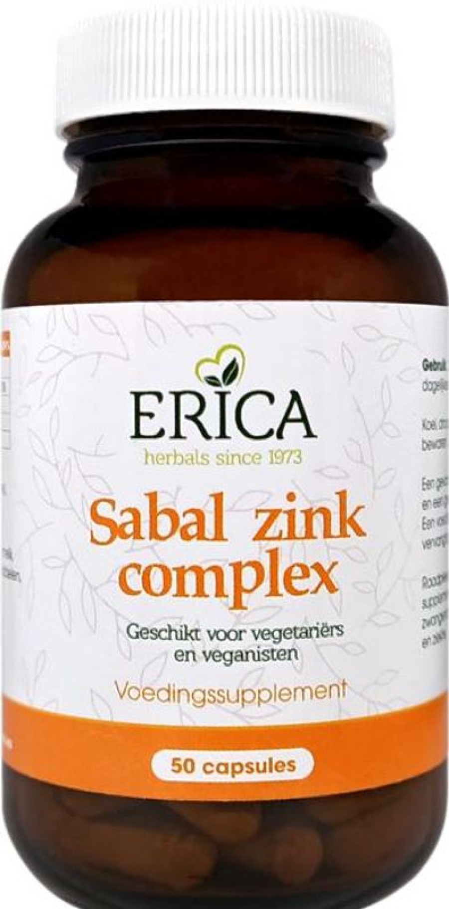 ERICA Complesso di zinco Sabal 50 capsule | Tratto urinario