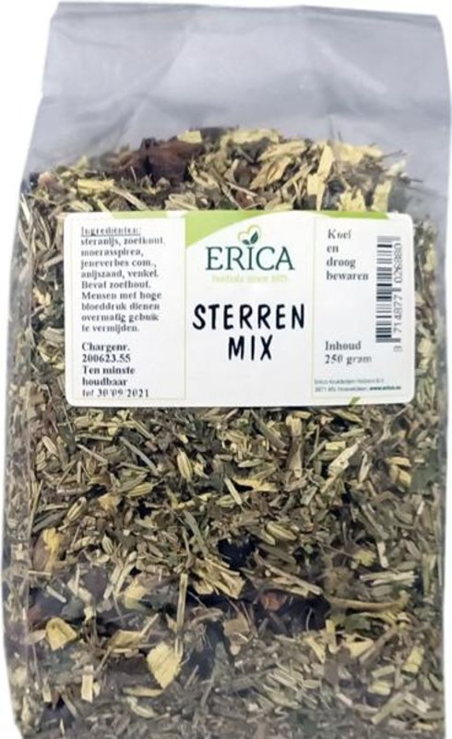 ERICA Star Mix (Senza Peperm 250 G | Tisana mista alle erbe