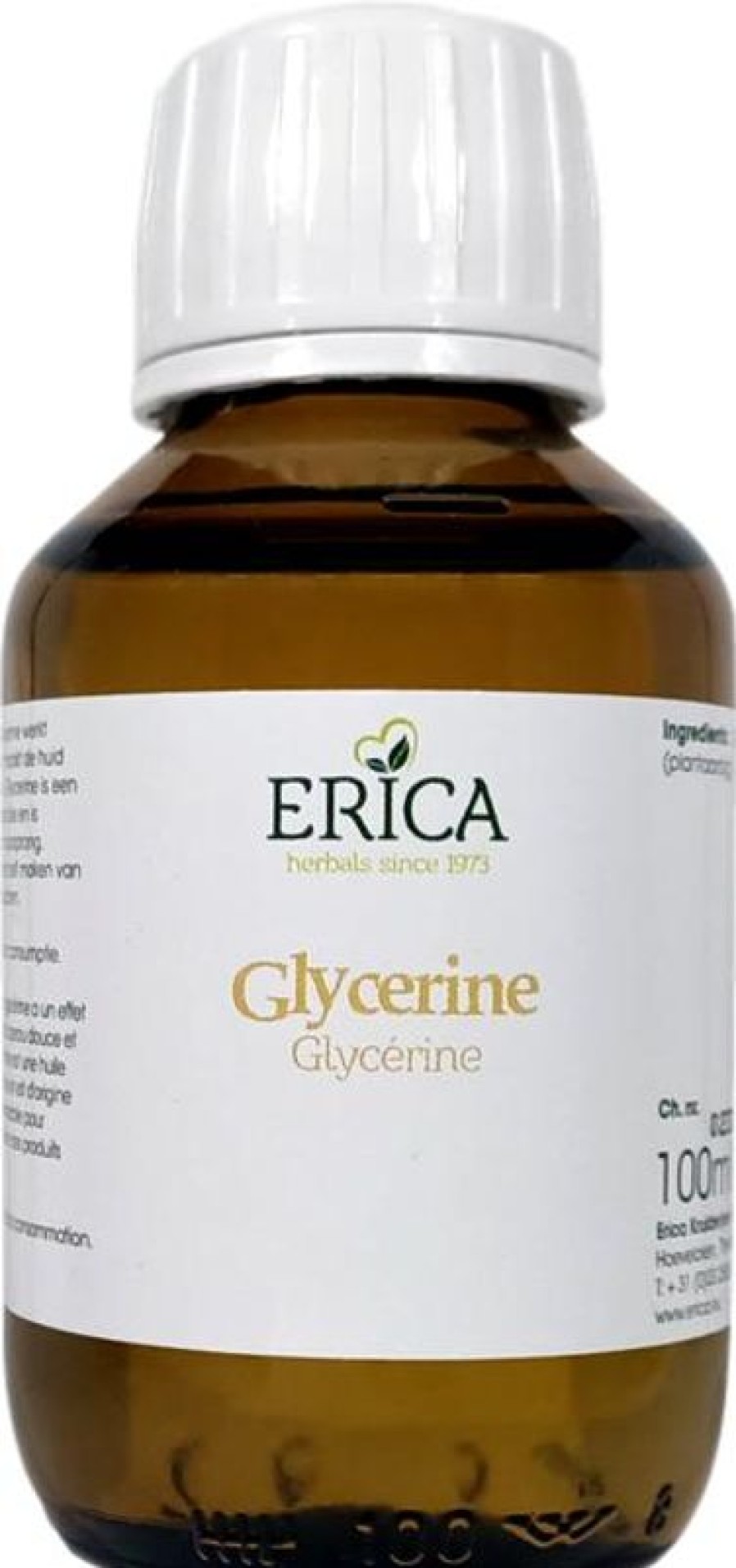 ERICA Glicerina (Vegetale) 100 Ml | L'olio base