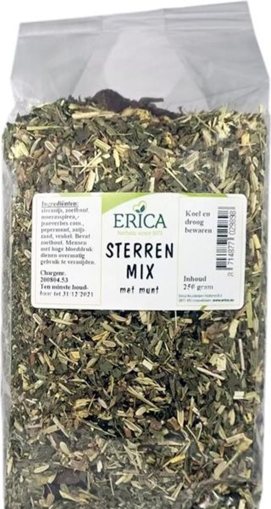 ERICA Star Mix + Menta Piperita 250 G | Tisana mista alle erbe