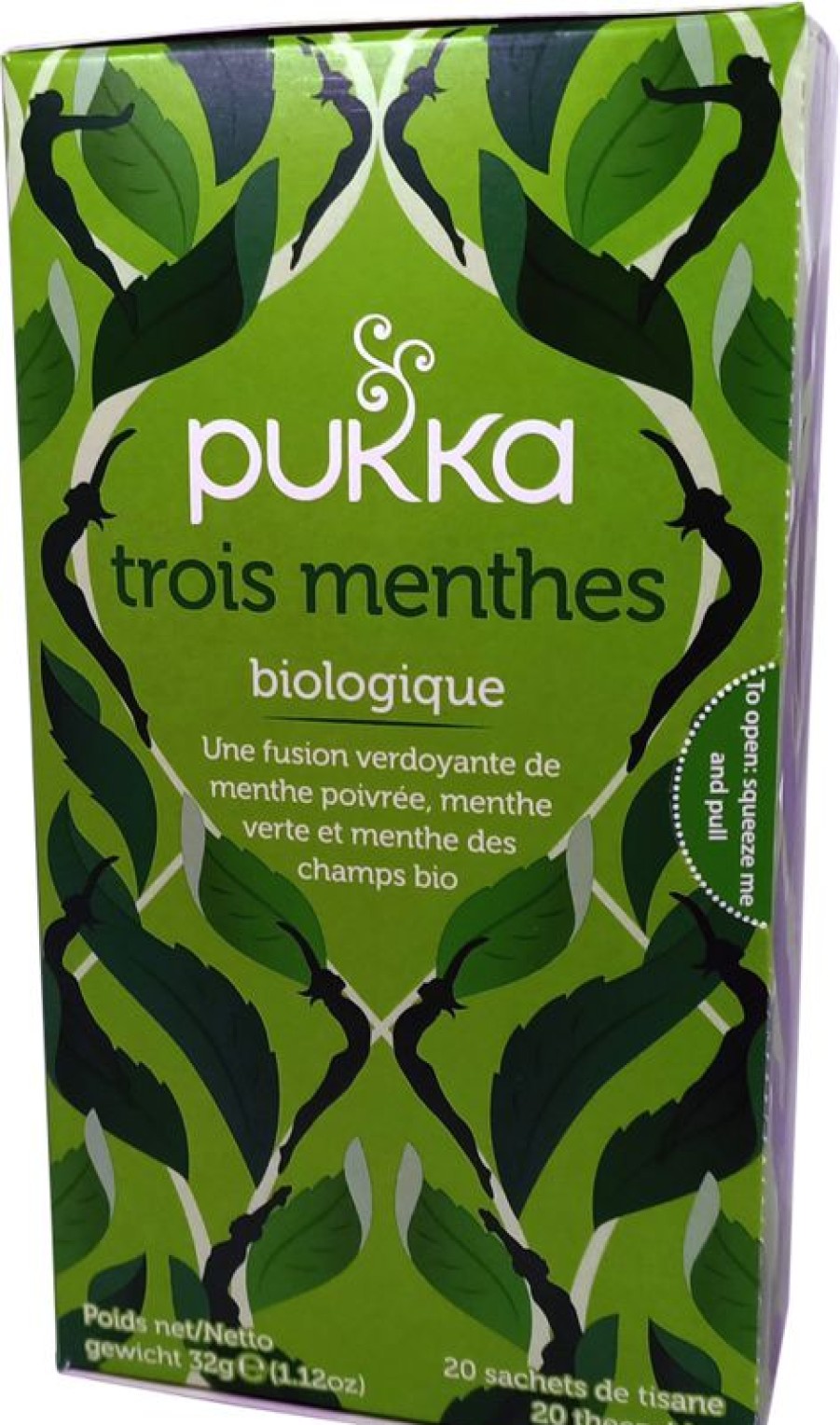 PUKKA Tisana Tre Menta 20 puff | Tè benefico