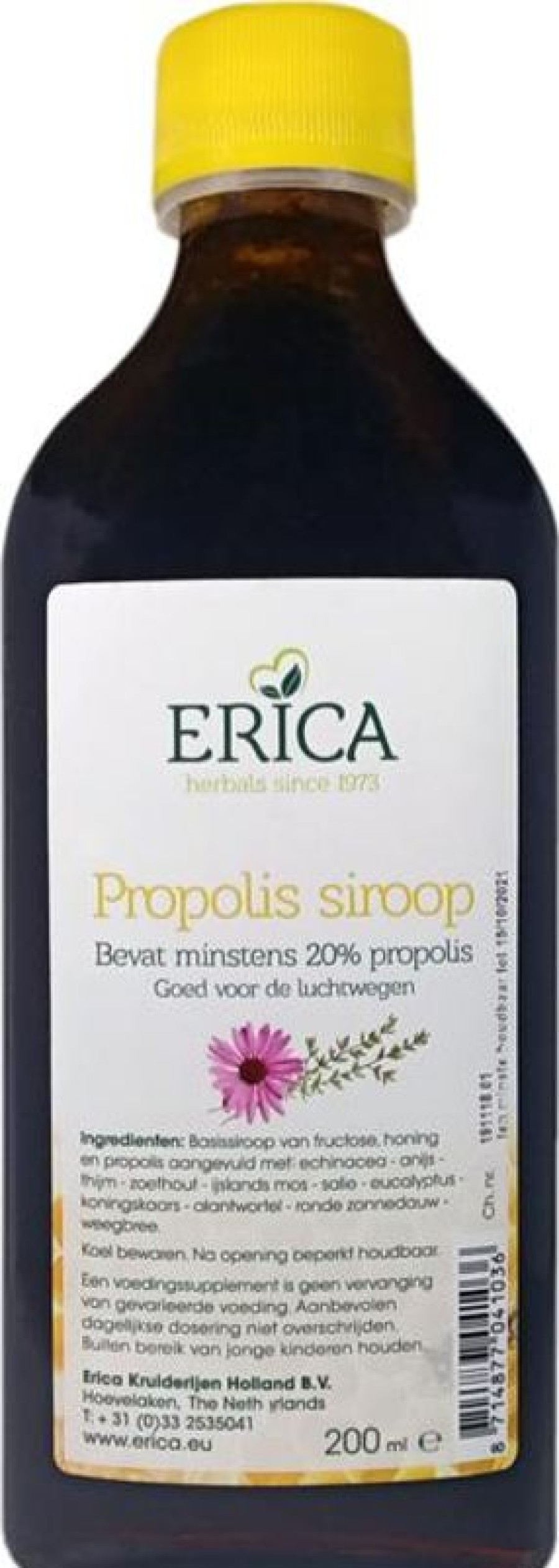 ERICA Sciroppo di Propoli Extra Forte 20% 200 Ml | Vie respiratorie