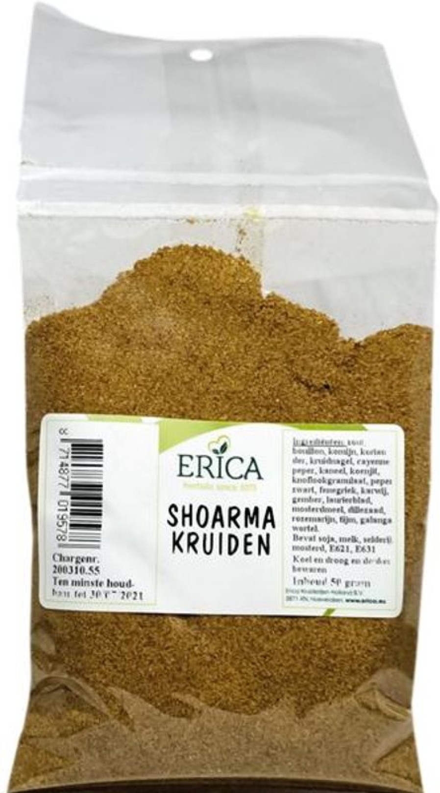 ERICA Erbe Shawarma 50 G | Sacchetti di spezie