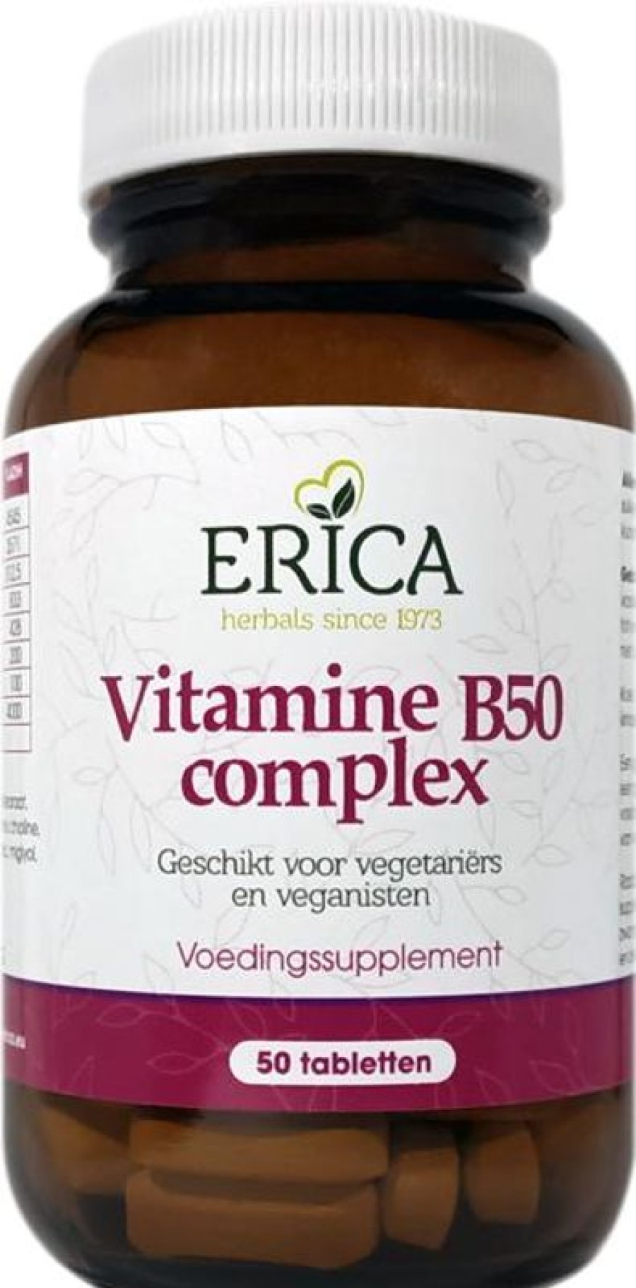 ERICA Vitamina B 50 Complex Compresse 50 Mg 50 Pz | Pelle, capelli, unghie