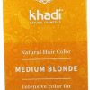 KHADI Tintura Naturale Biondo Medio 100 Grammi | Colorazione dei capelli