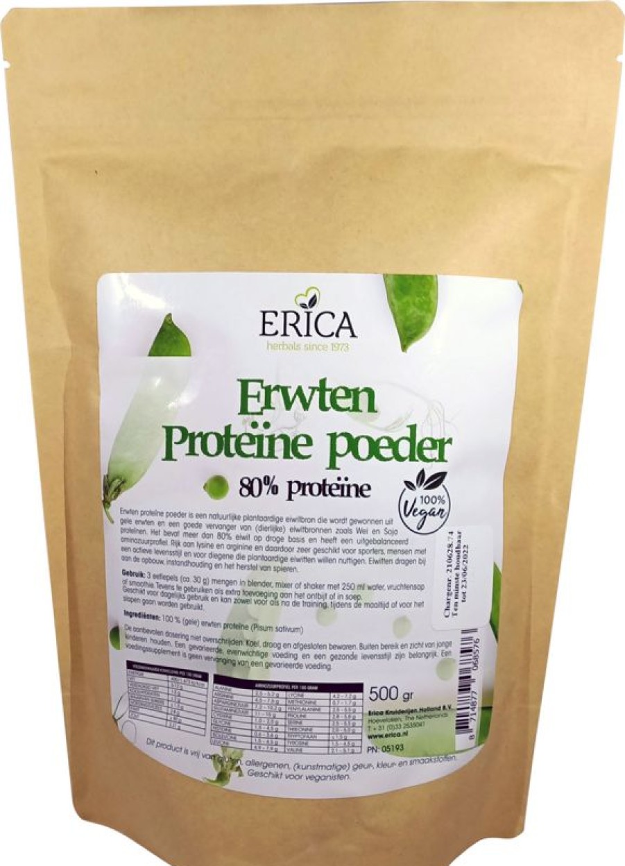 ERICA Proteine Di Piselli In Polvere 500 G | Integratori vegani