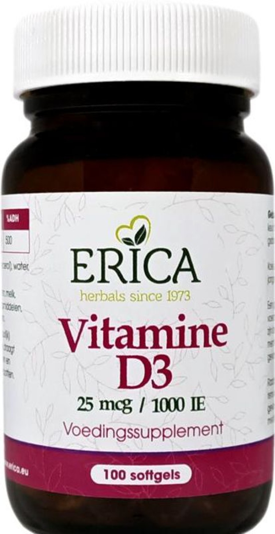 ERICA Vitamina D3 25 Mcg 100 capsule molli | Resistenza