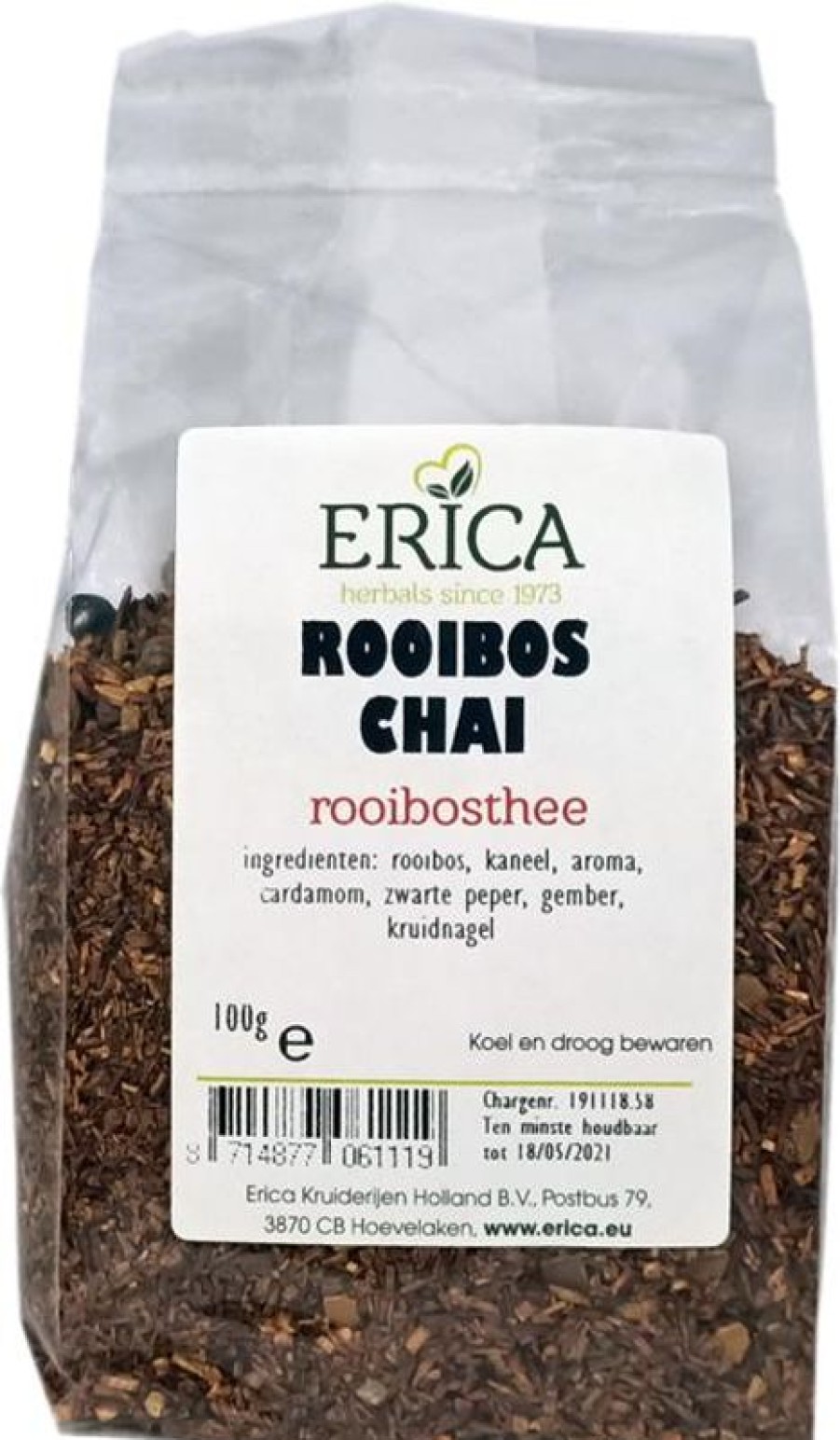 ERICA Rooibos Chai 100 G | Tisana mista alle erbe