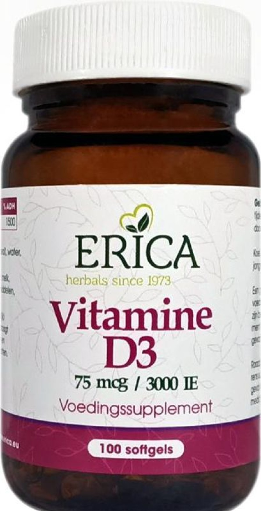 ERICA Vitamina D3 75 Mcg 100 capsule molli | Vitamina D nella E