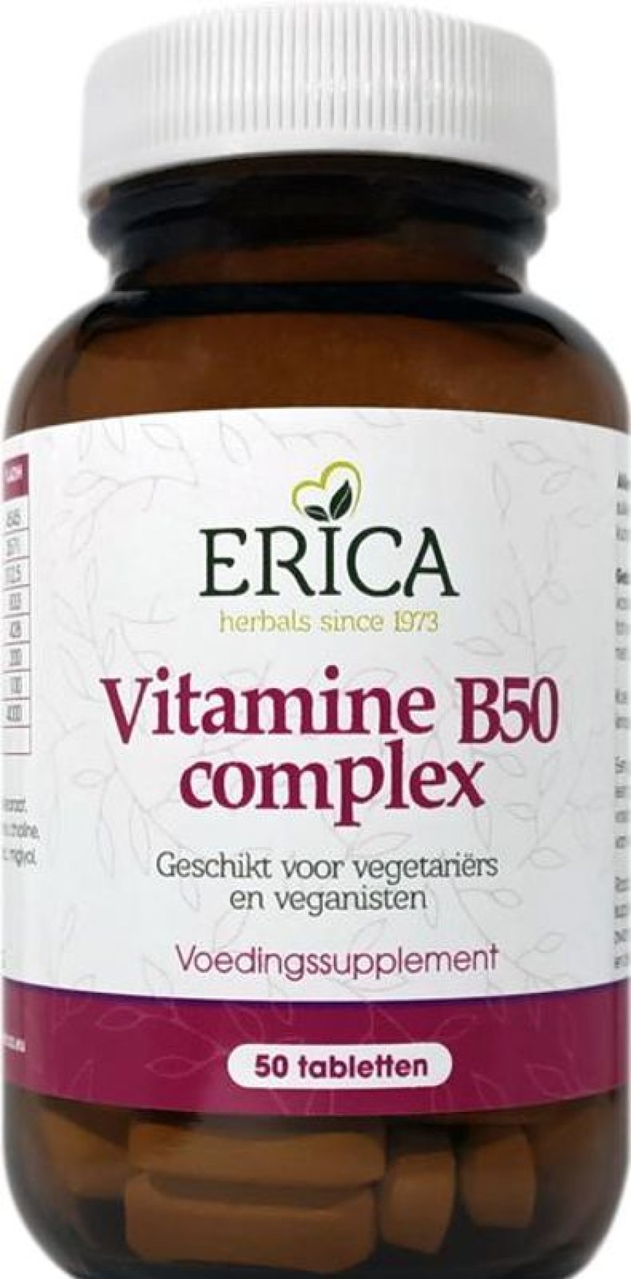 ERICA Vitamina B 50 Complex Compresse 50 Mg 50 Pz | Energia