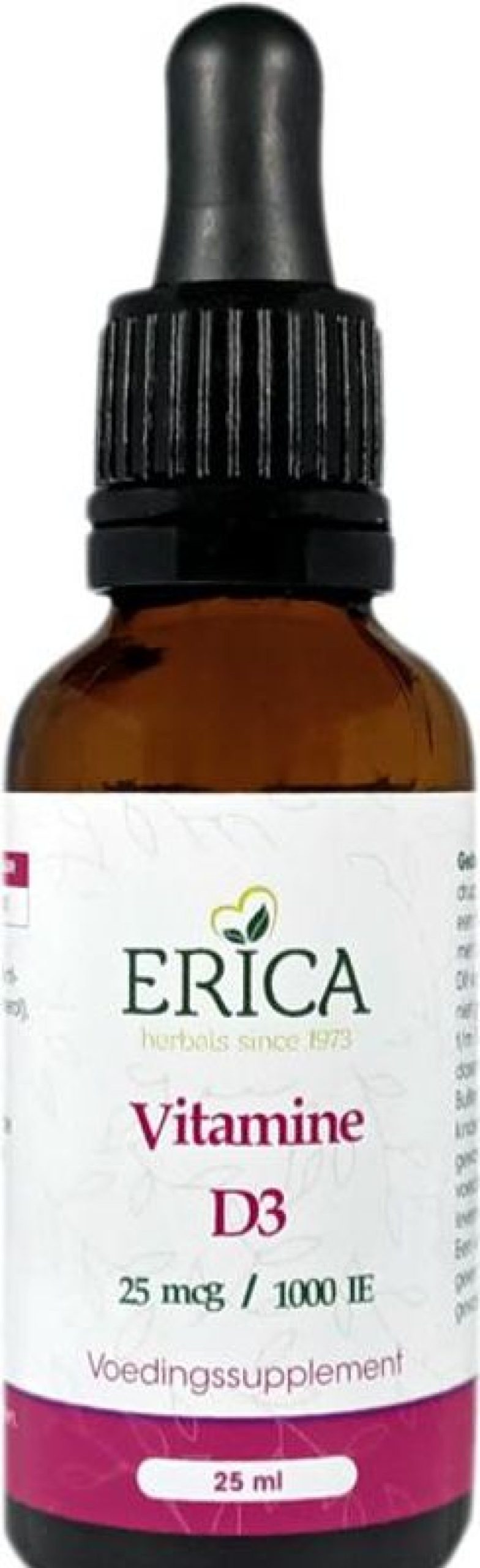 ERICA Vitamina D3 Liquido 25 Mg Base Olio 25 Ml | Spostare