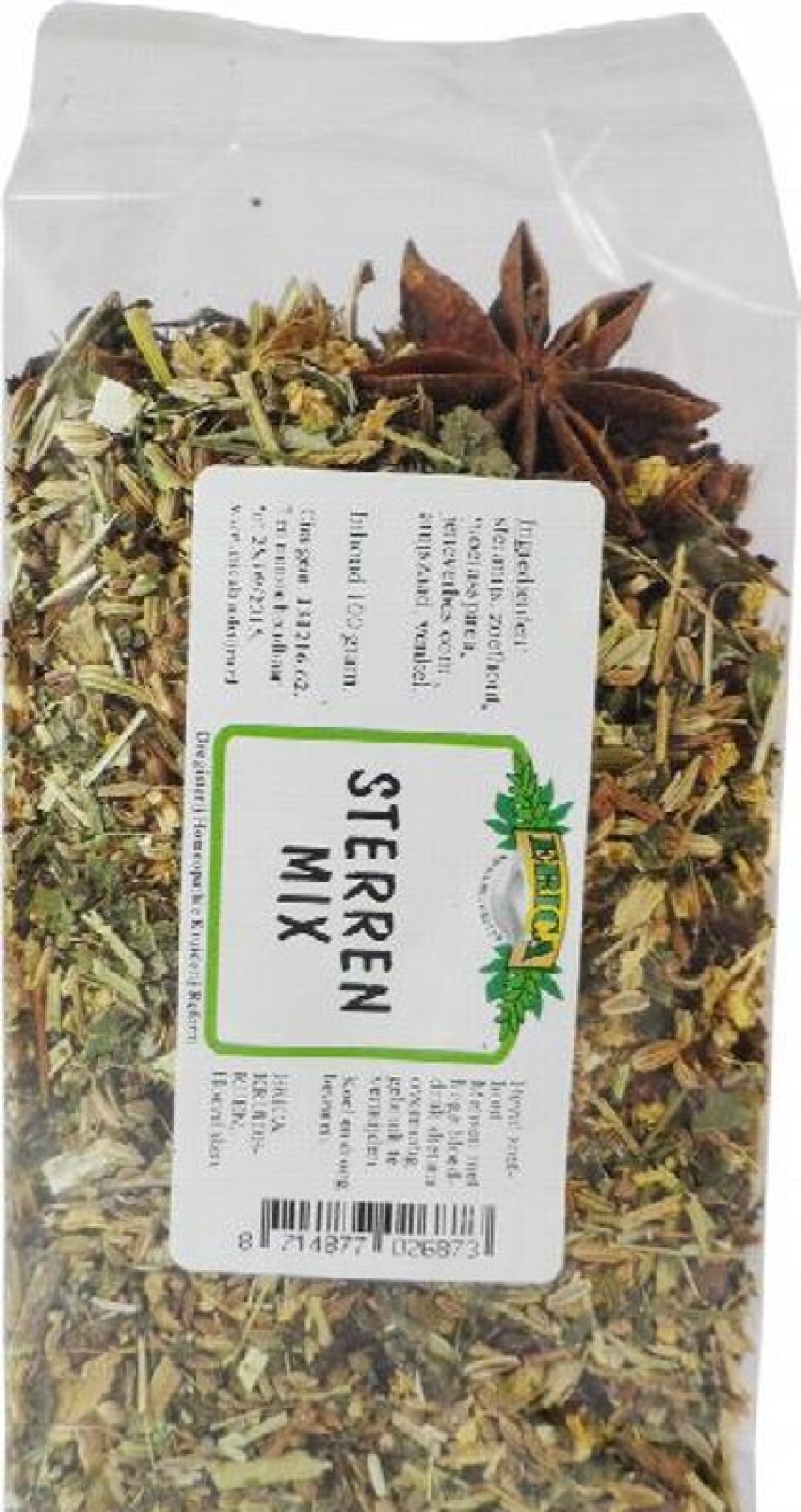 ERICA Star Mix (Senza Menta Piperita) 100 G | Tisana mista alle erbe