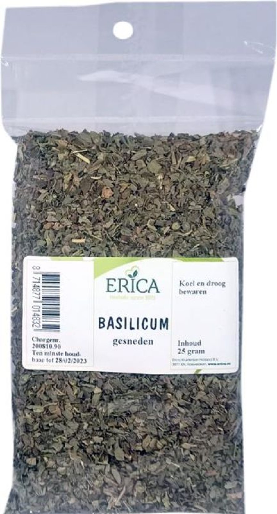 ERICA Basilico Affettato 25 G | Sacchetti di spezie