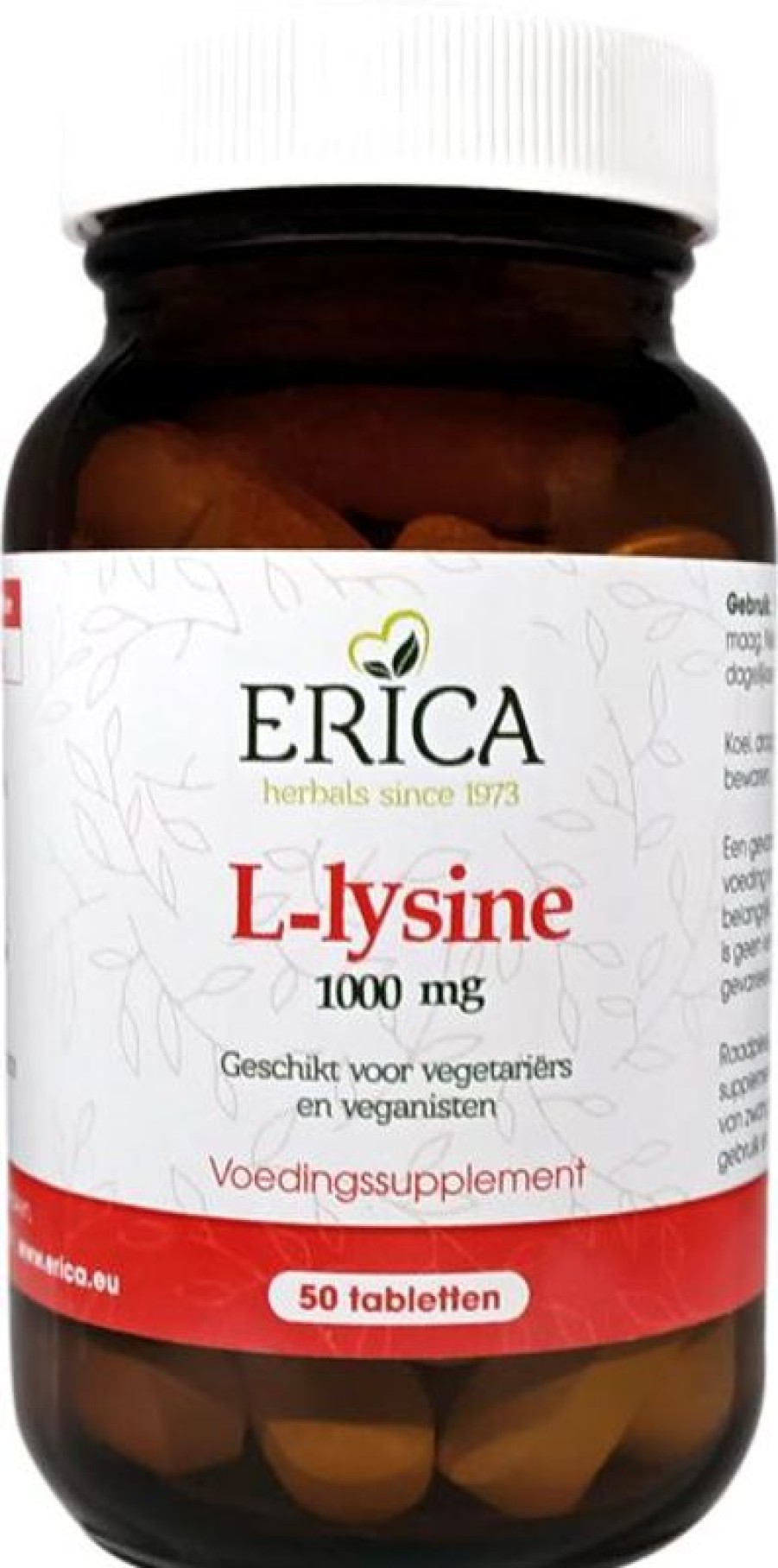 ERICA L-Lisina 1000 mg Compresse 50 pz | Aminoacidi